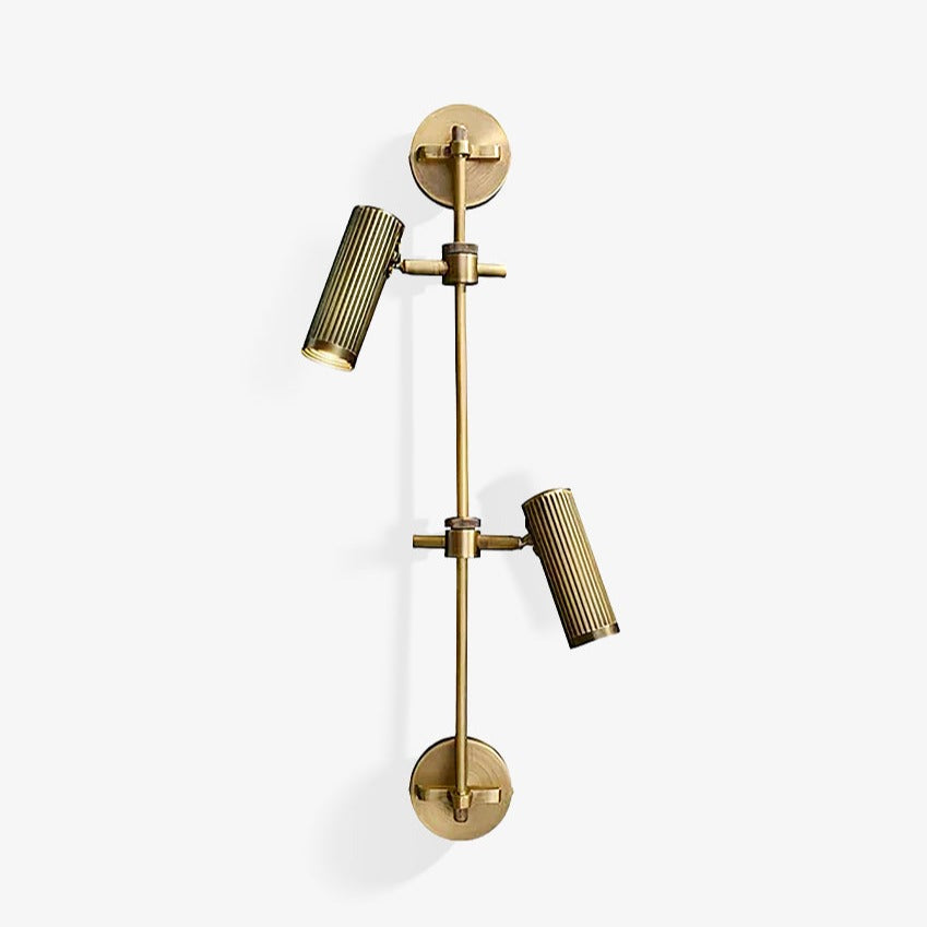 Carrara Adjustable Rail Wall Lamp (Twin Lamp)
