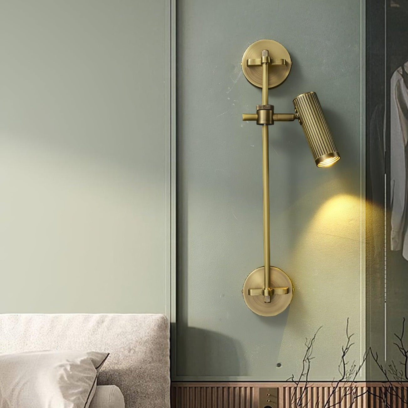 Carrara Adjustable Rail Wall Lamp (1 Lamp)
