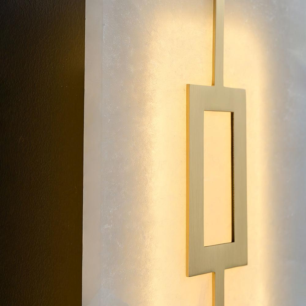 Dorelia Alabaster Wall Lamp - Rectangle
