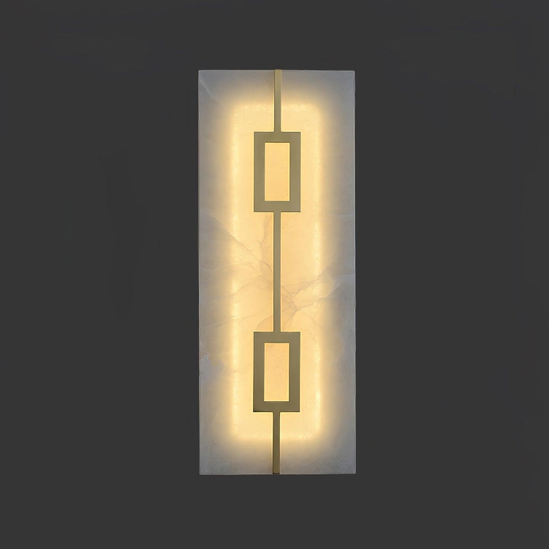 Dorelia Alabaster Wall Lamp - Rectangle