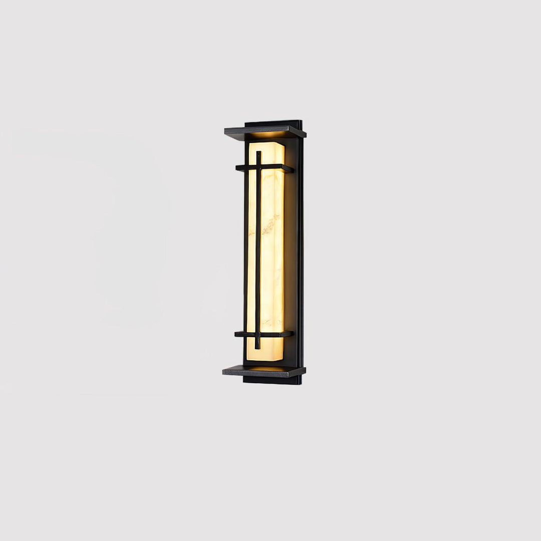 Bruma Outdoor Alabaster Wall Light - Short