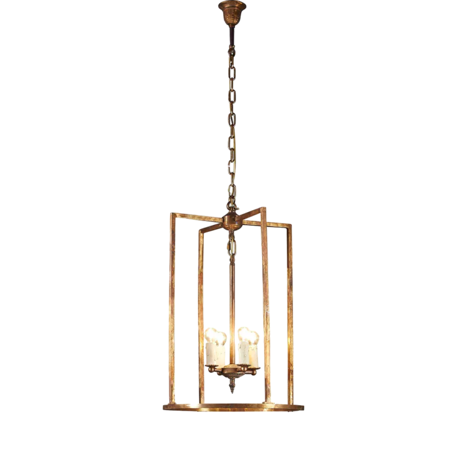 St Palais Ceiling Pendant Large Antique Brass ELD24