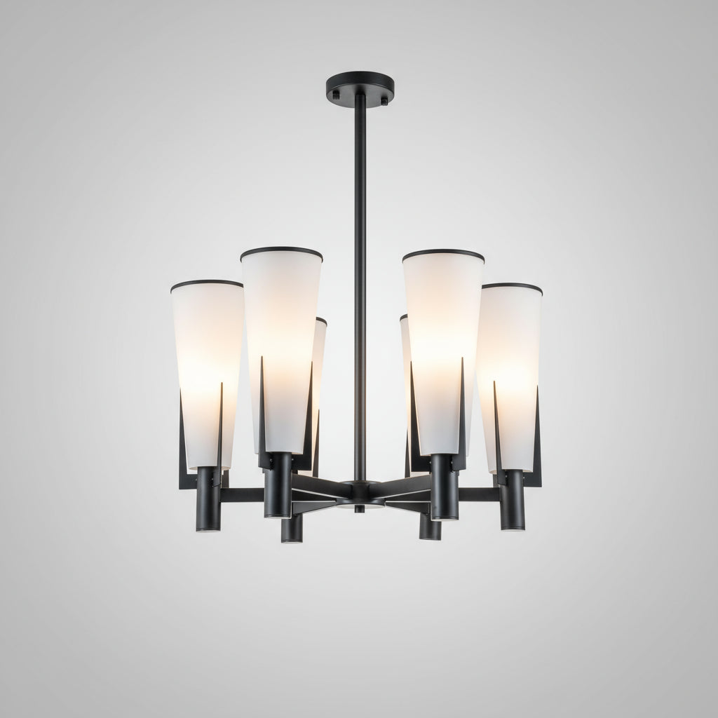 St Germain Chandelier in Black ELS1015786BL