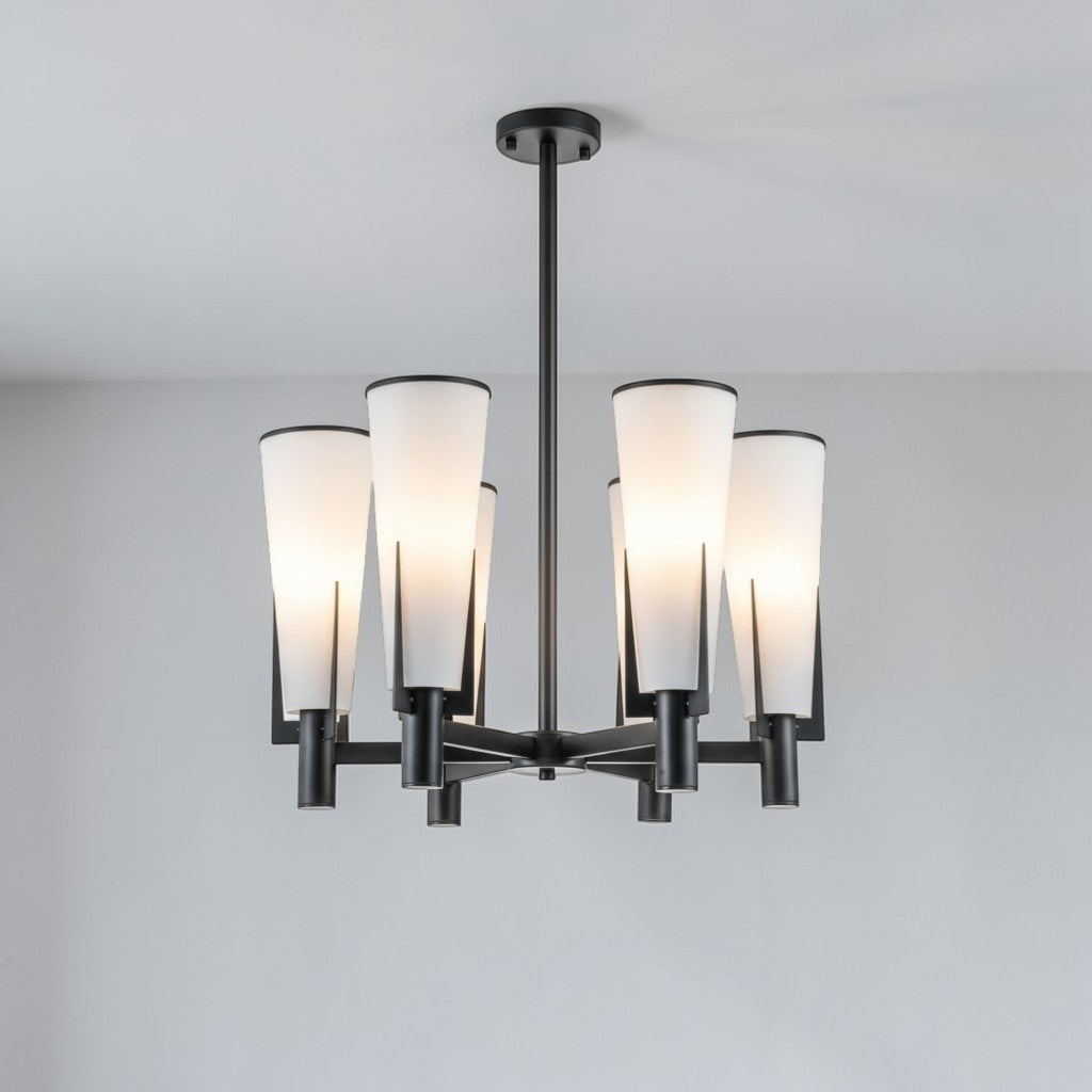 St Germain Chandelier in Black ELS1015786BL