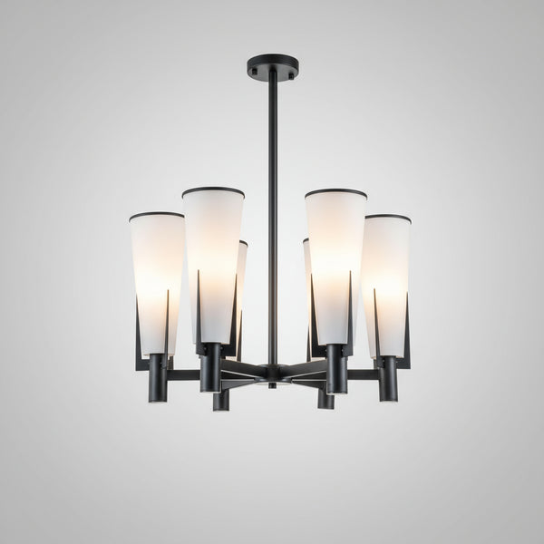 St Germain Chandelier in Black ELS1015786BL