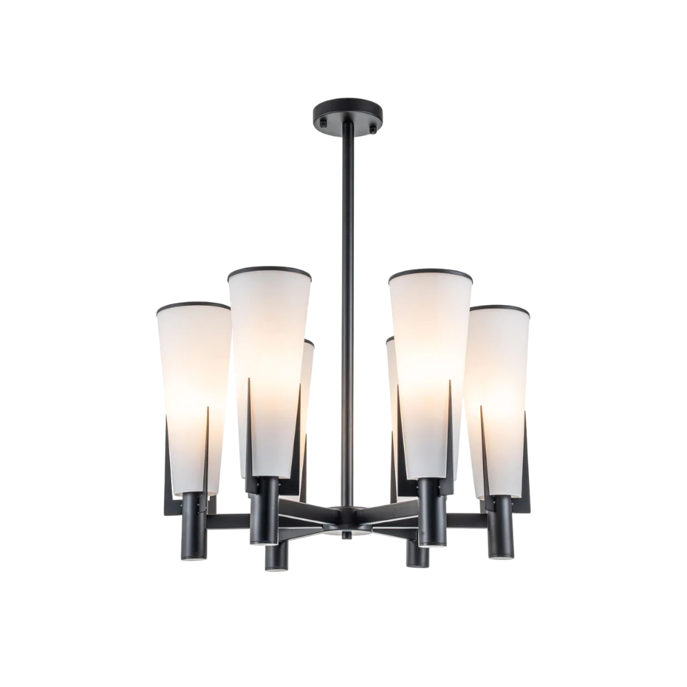 St Germain Chandelier in Black ELS1015786BL