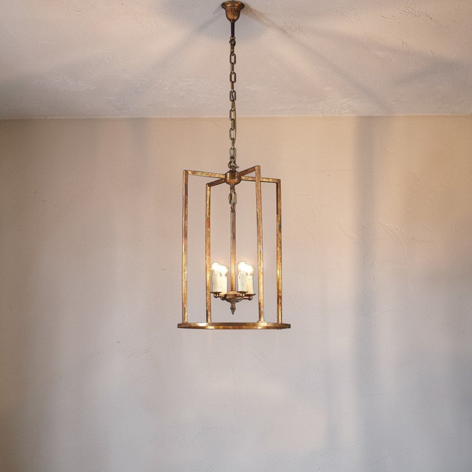 St Palais Ceiling Pendant Large Antique Brass ELD24