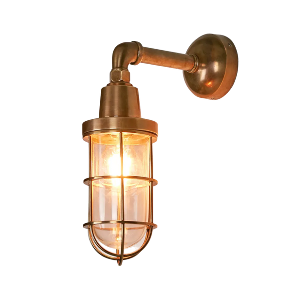 Starboard Outdoor Wall Light Antique Brass (SKU ELPIM51046AB)
