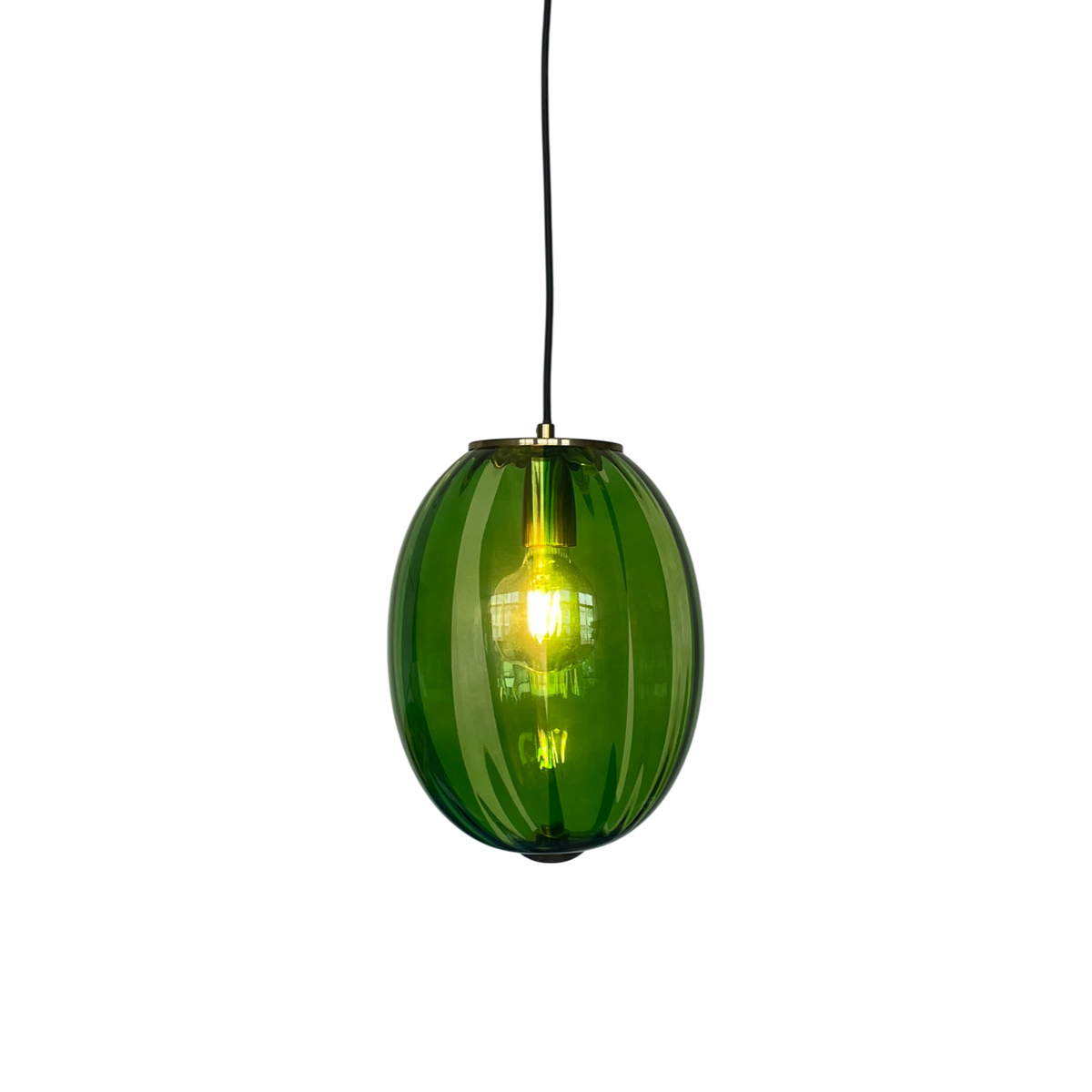 Suika Green Glass Pendant Lamp