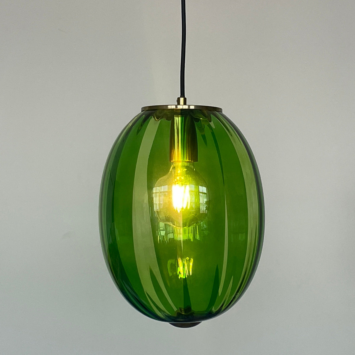 Suika Green Glass Pendant Lamp