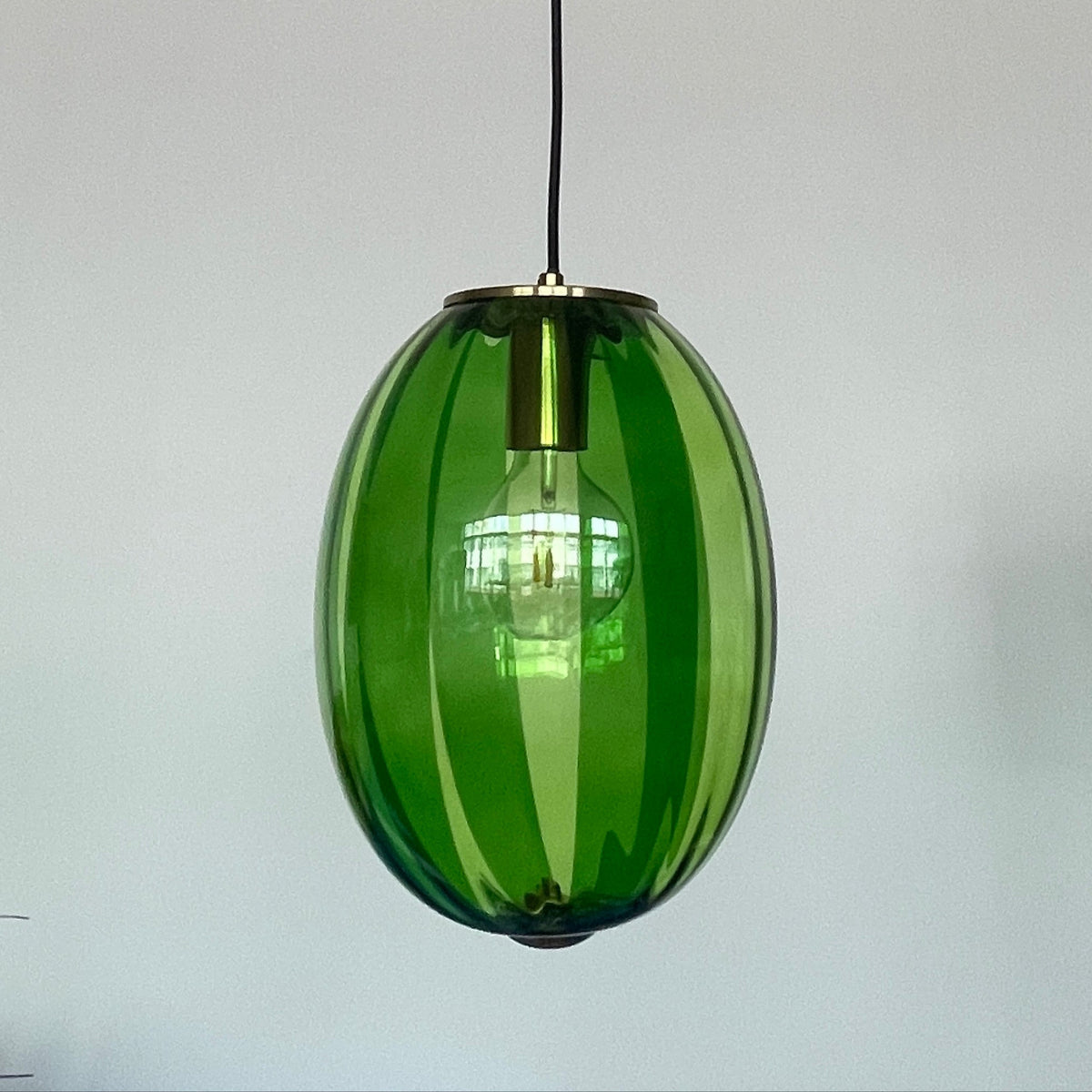 Suika Green Glass Pendant Lamp