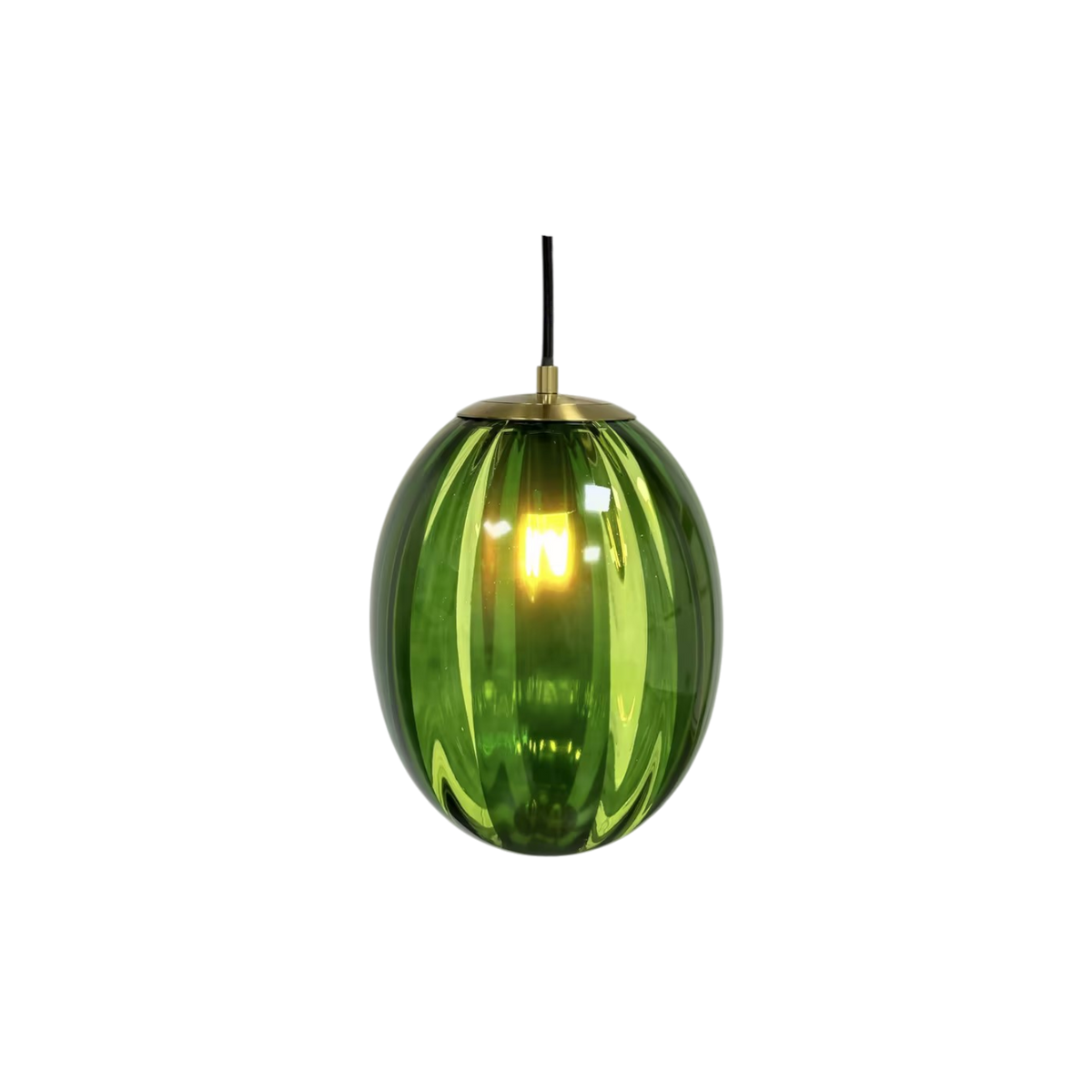 Suika Green Glass Pendant Lamp
