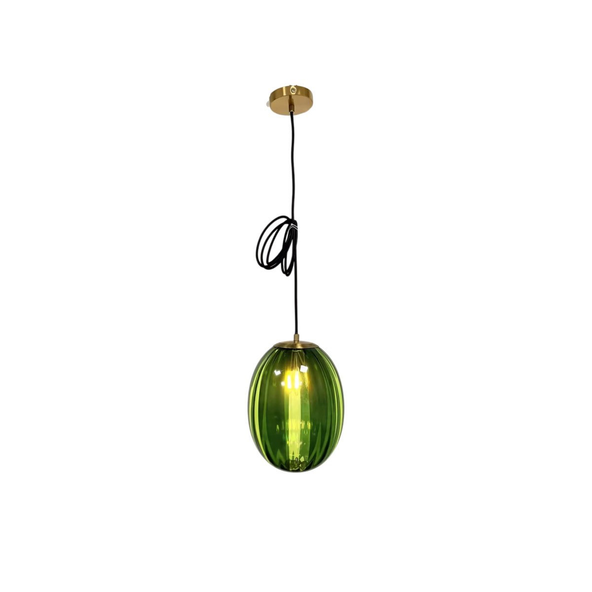 Suika Green Glass Pendant Lamp