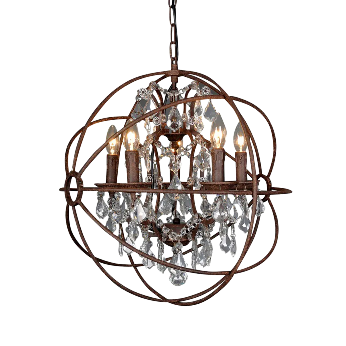 Sundance Chandelier Medium Rust ELZRD60002-50R