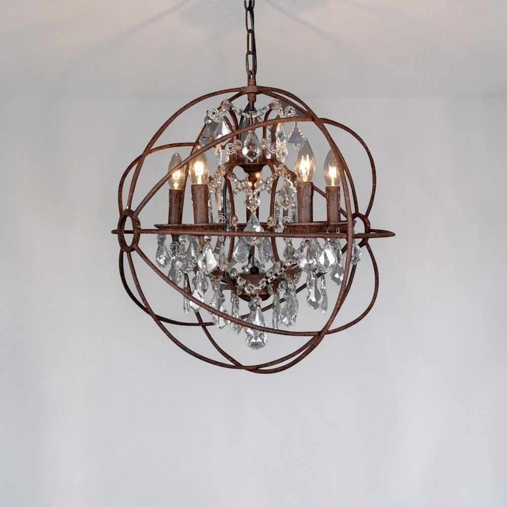 Sundance Chandelier Medium Rust ELZRD60002-50R