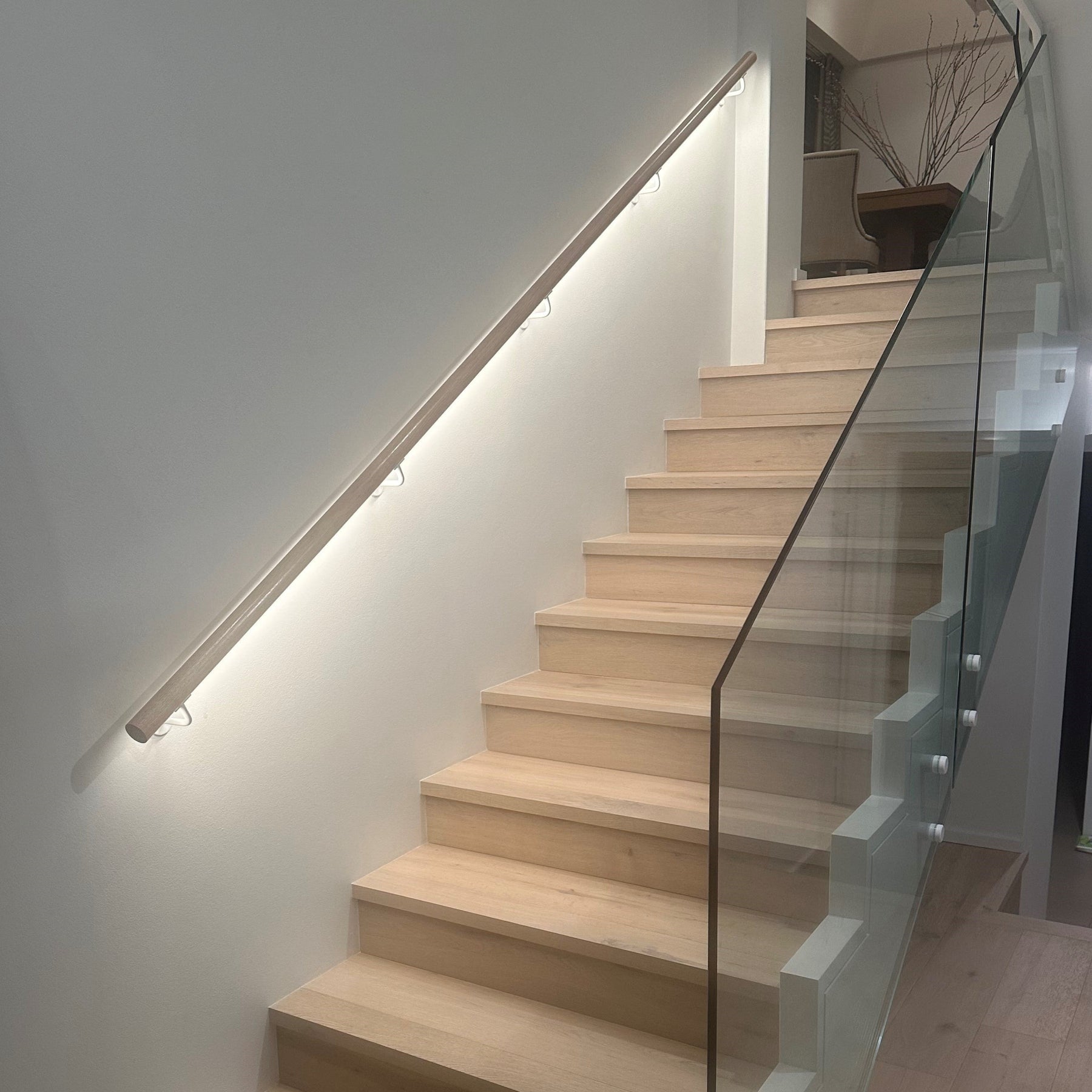Simpson Premium Australian Round Timber LED Handrails