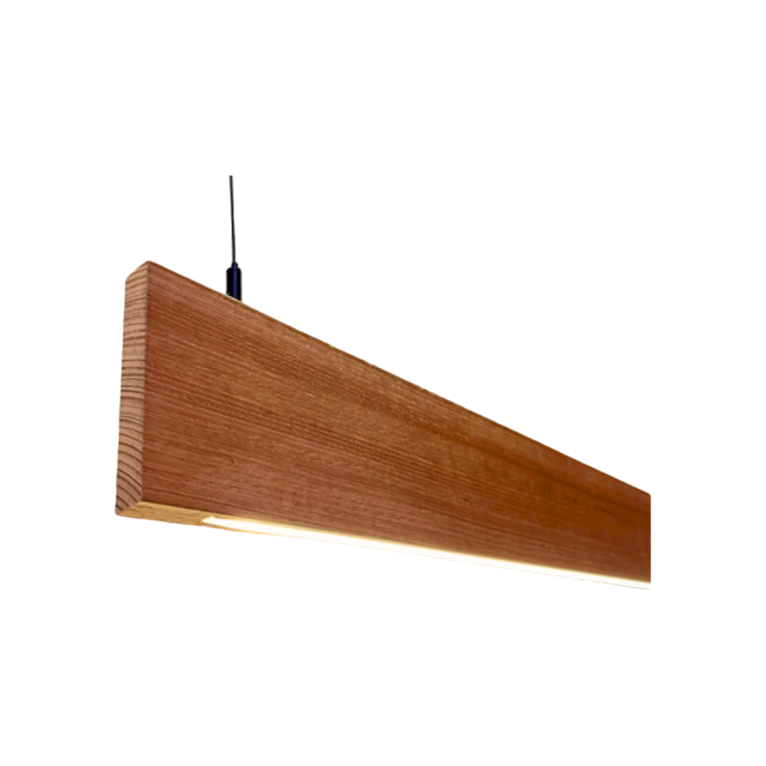 Mersey Australian Timber Linear LED Pendant Lamp (Natural/Clear Finish)