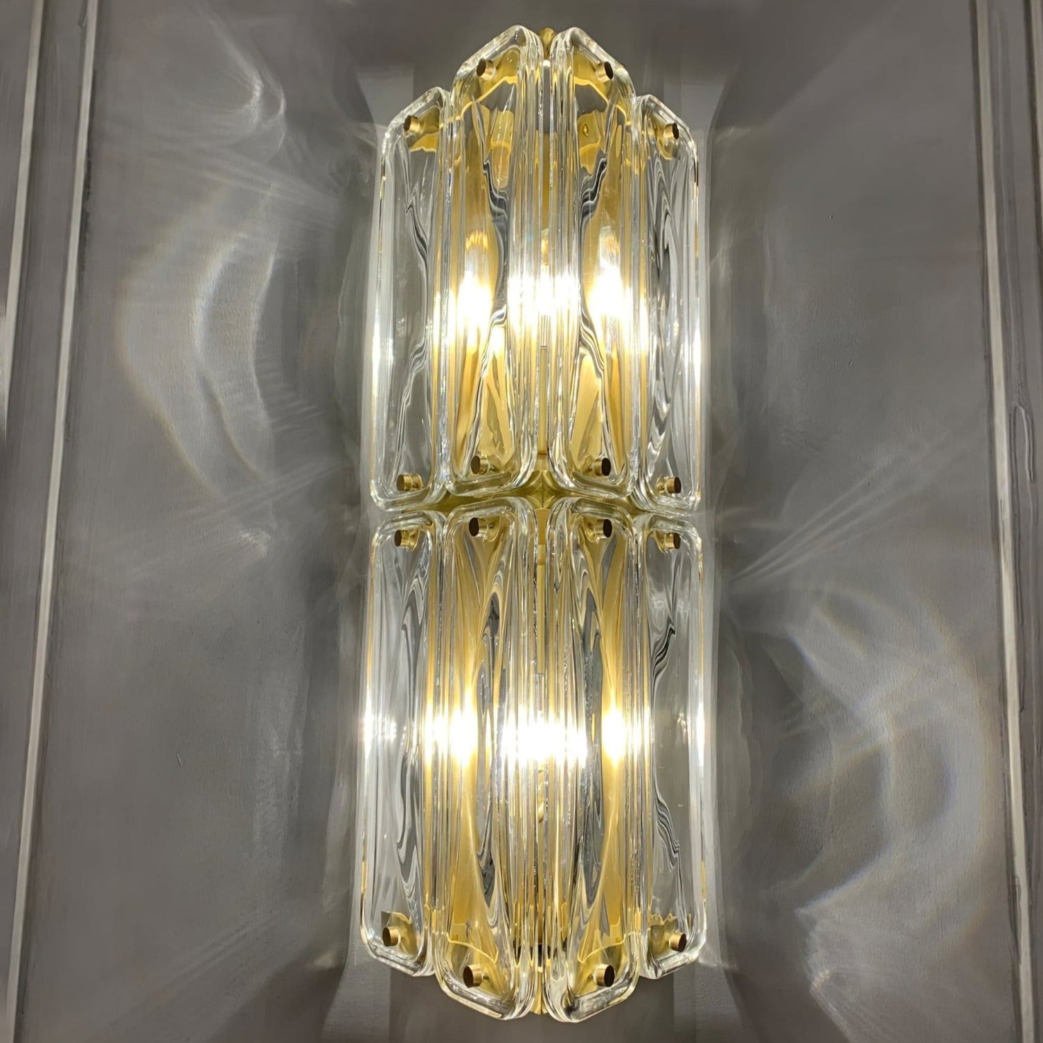 Noya Double Glass Wall Sconce