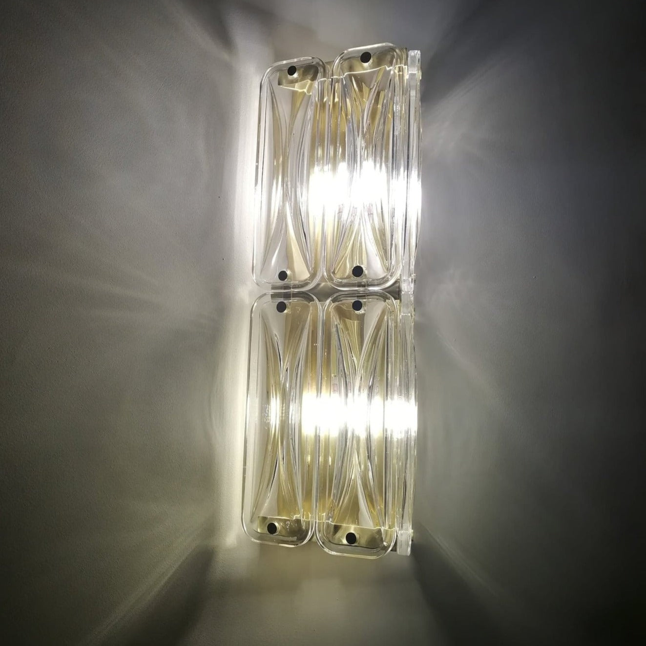 Noya Double Glass Wall Sconce