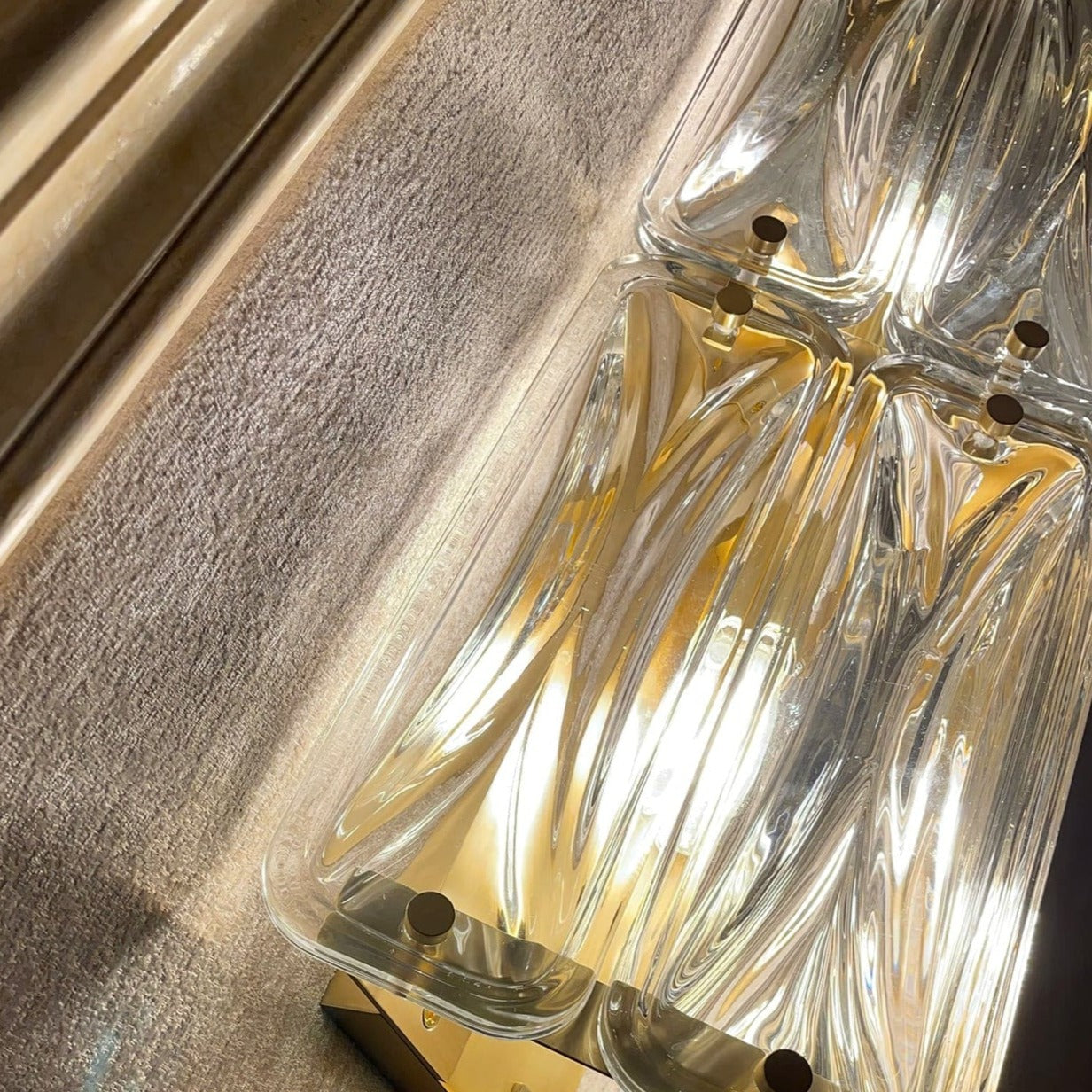 Noya Double Glass Wall Sconce