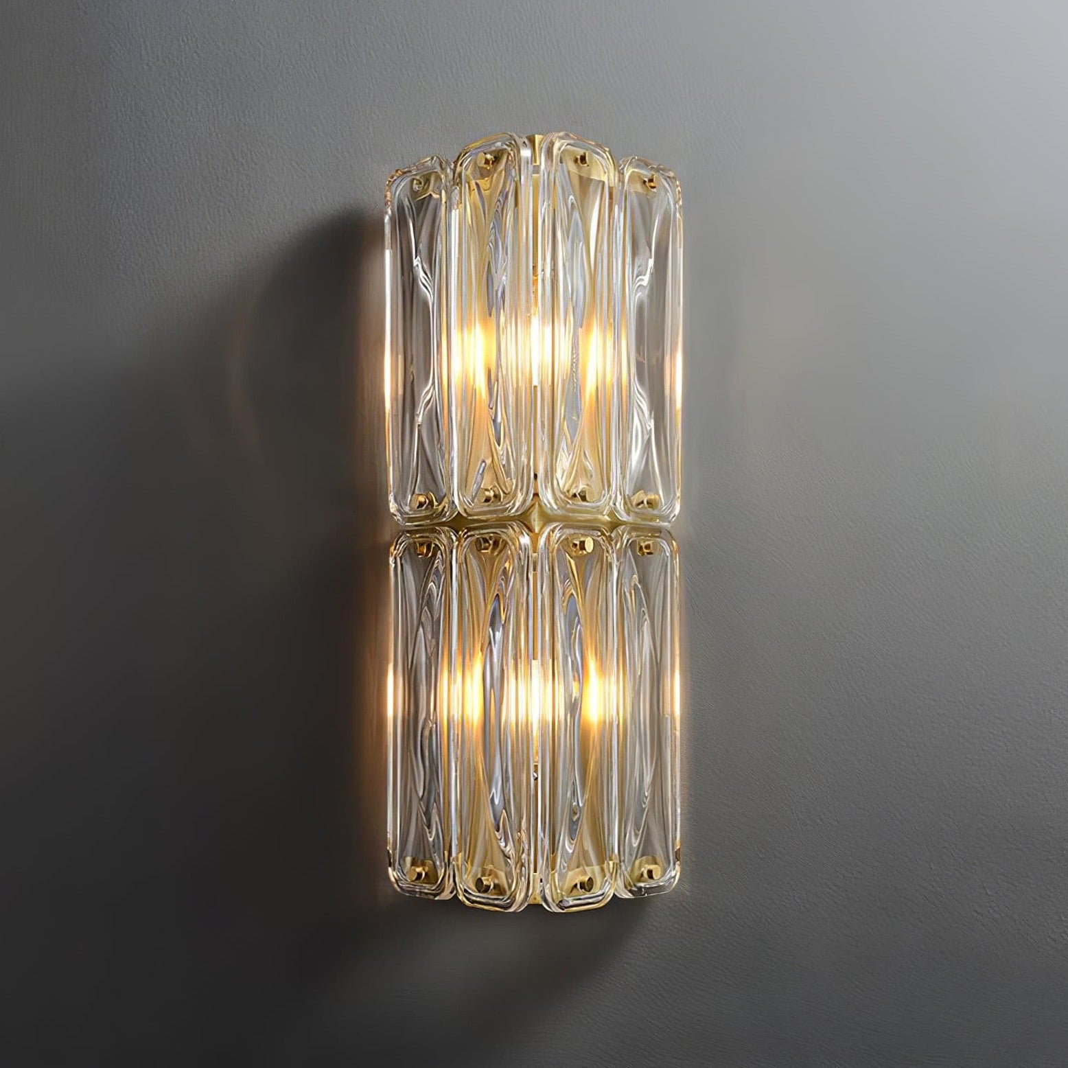 Noya Double Glass Wall Sconce