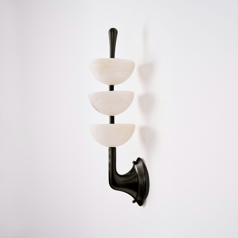 Armonia Triple Alabaster Wall Sconce