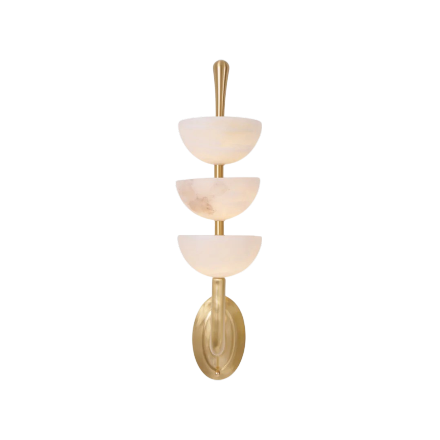 Armonia Triple Alabaster Wall Sconce