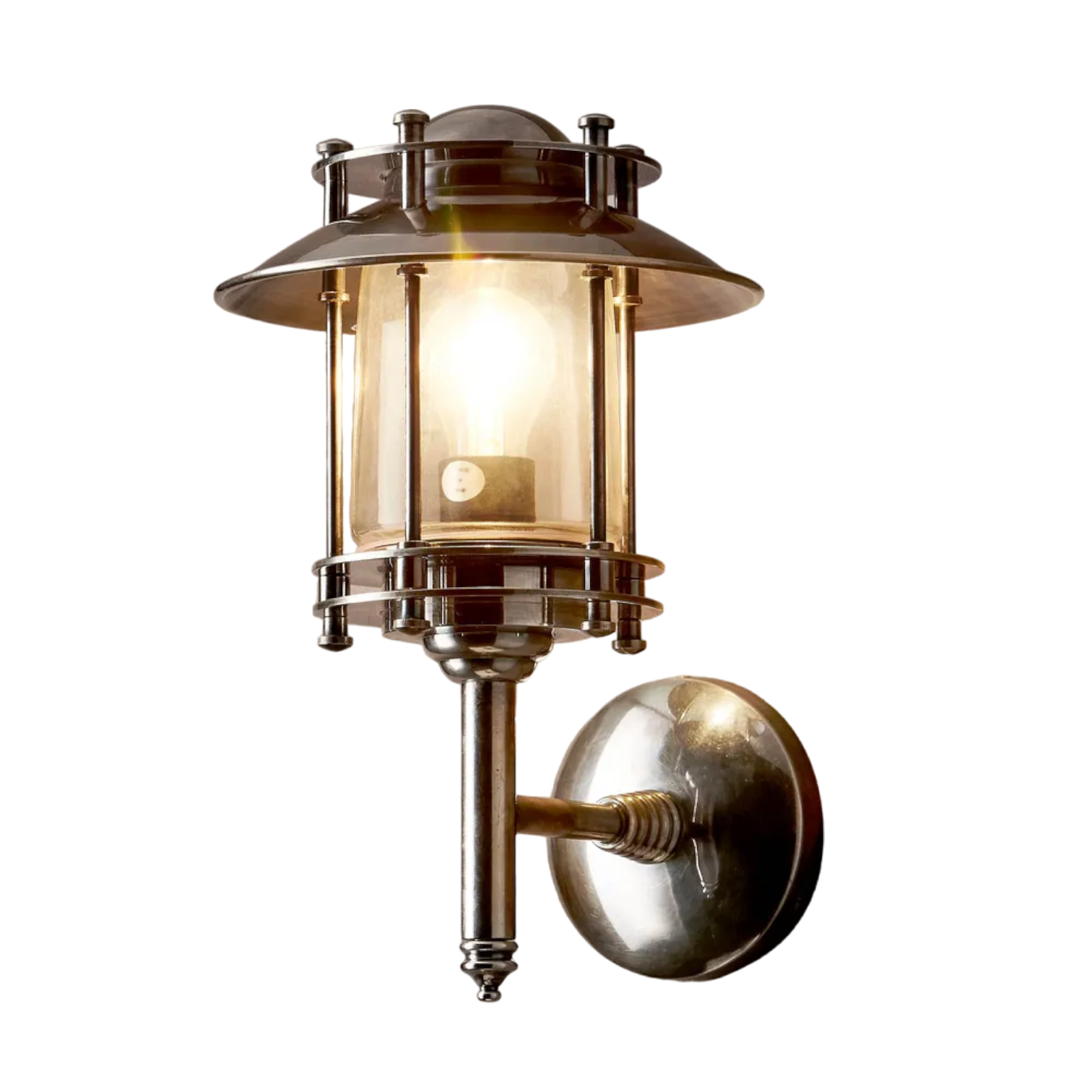 Turner Outdoor Wall Light Antique Silver