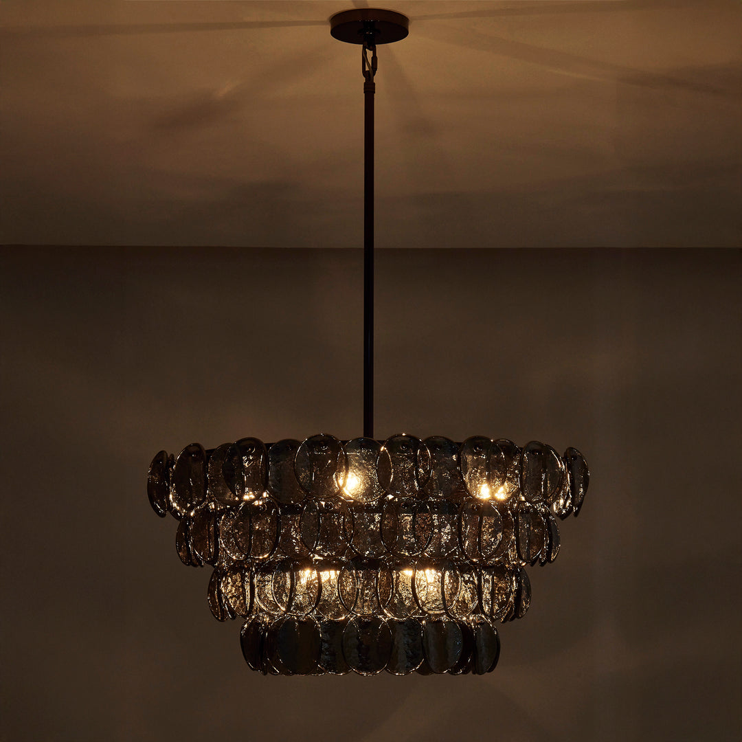 Luce Murano Chandelier - 4 tier