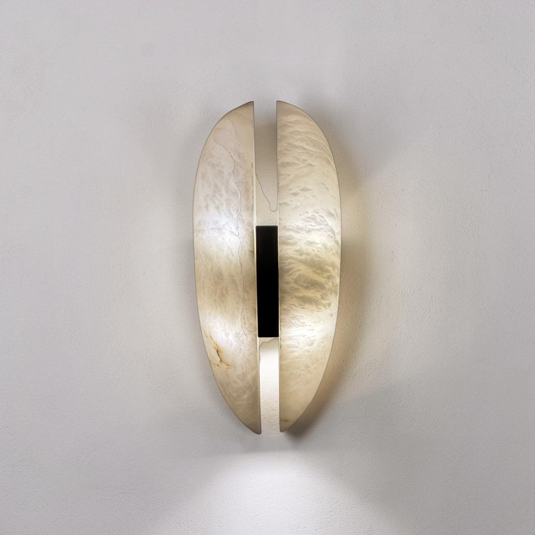 Vega Alabaster Veil Wall Sconce - Small
