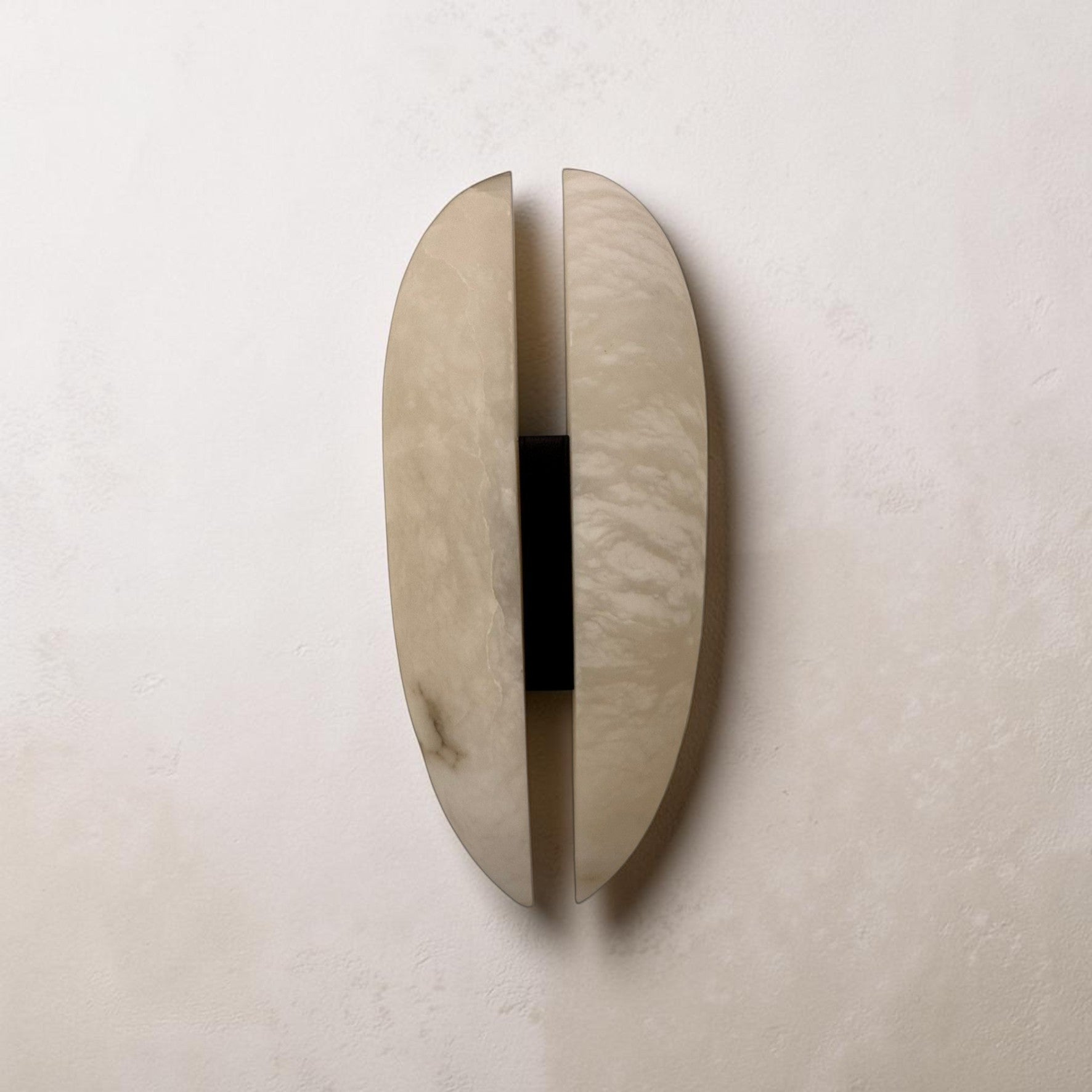 Vega Alabaster Veil Wall Sconce - Small