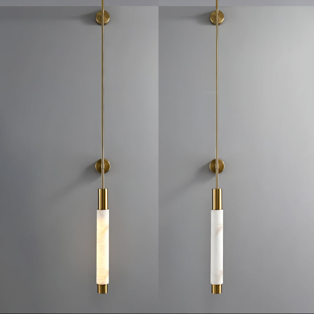 Almira Alabaster Wall Sconce - Medium