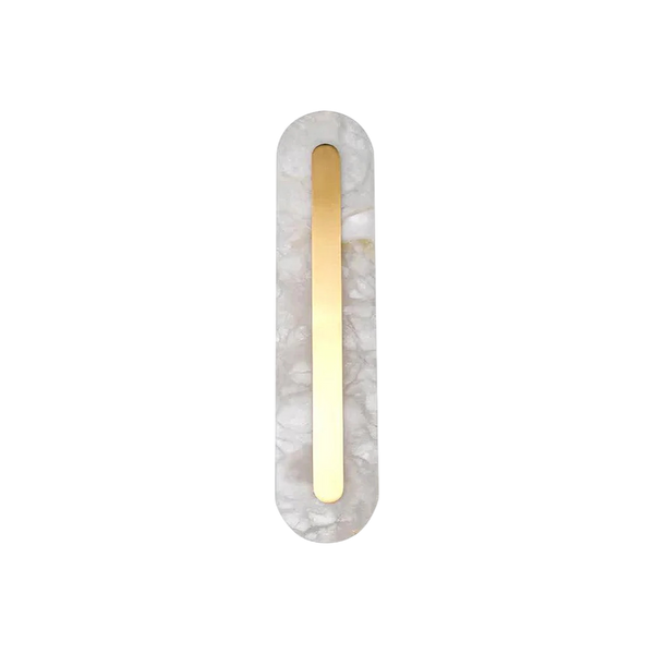 Villache Oval Alabaster Wall Lamp