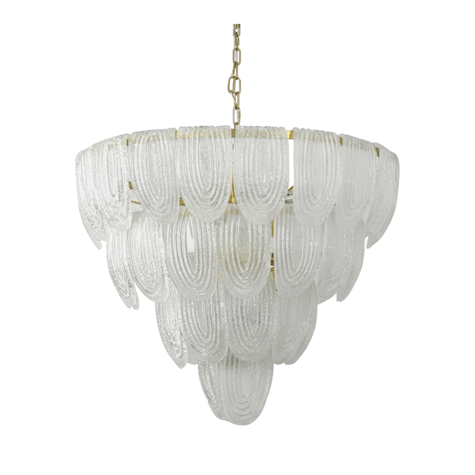 Violetta Murano Layered Glass Petal Chandelier