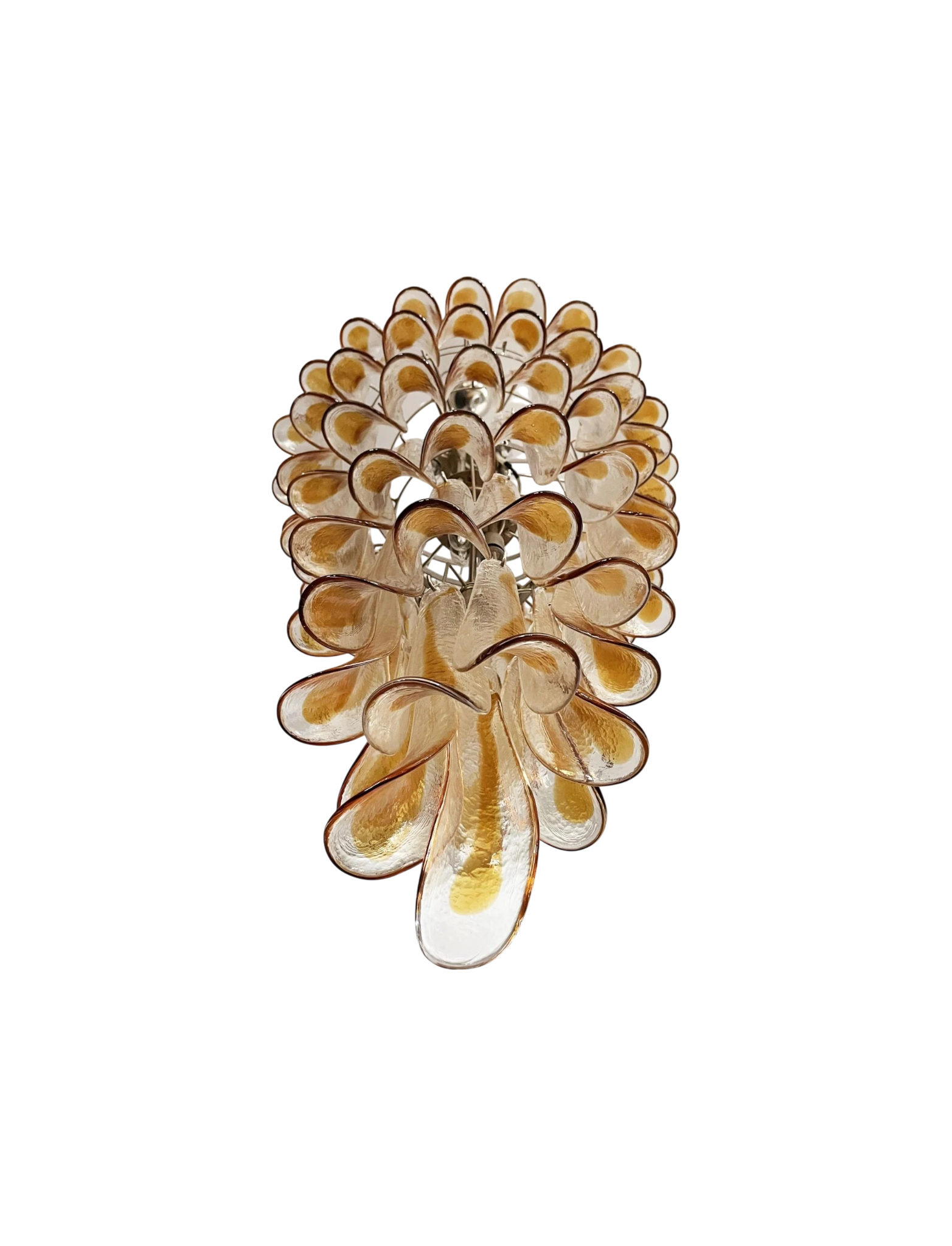 Vittoria Murano Petal Glass Chandelier (6 layer)