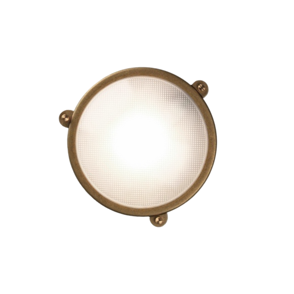 Harring Outdoor Brass Ceiling/Wall Lamp