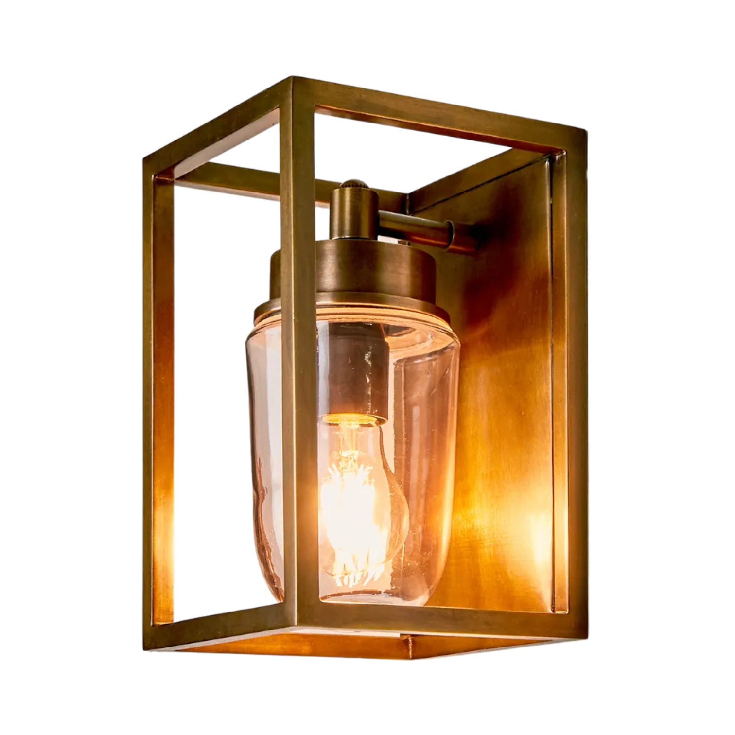 Wellington Outdoor Wall Light Brass
