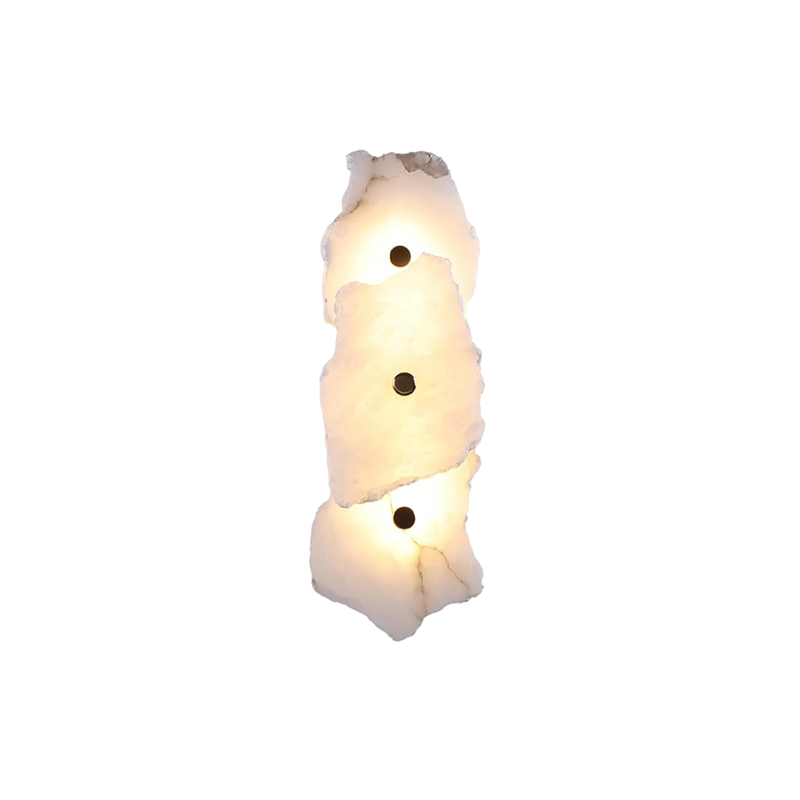 Wels 3-lamp Organic Alabaster Wall Sconce