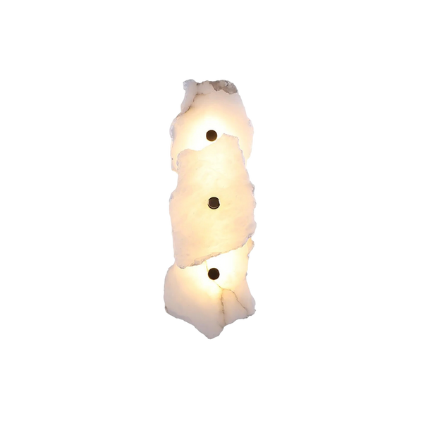 Wels 3-lamp Organic Alabaster Wall Sconce