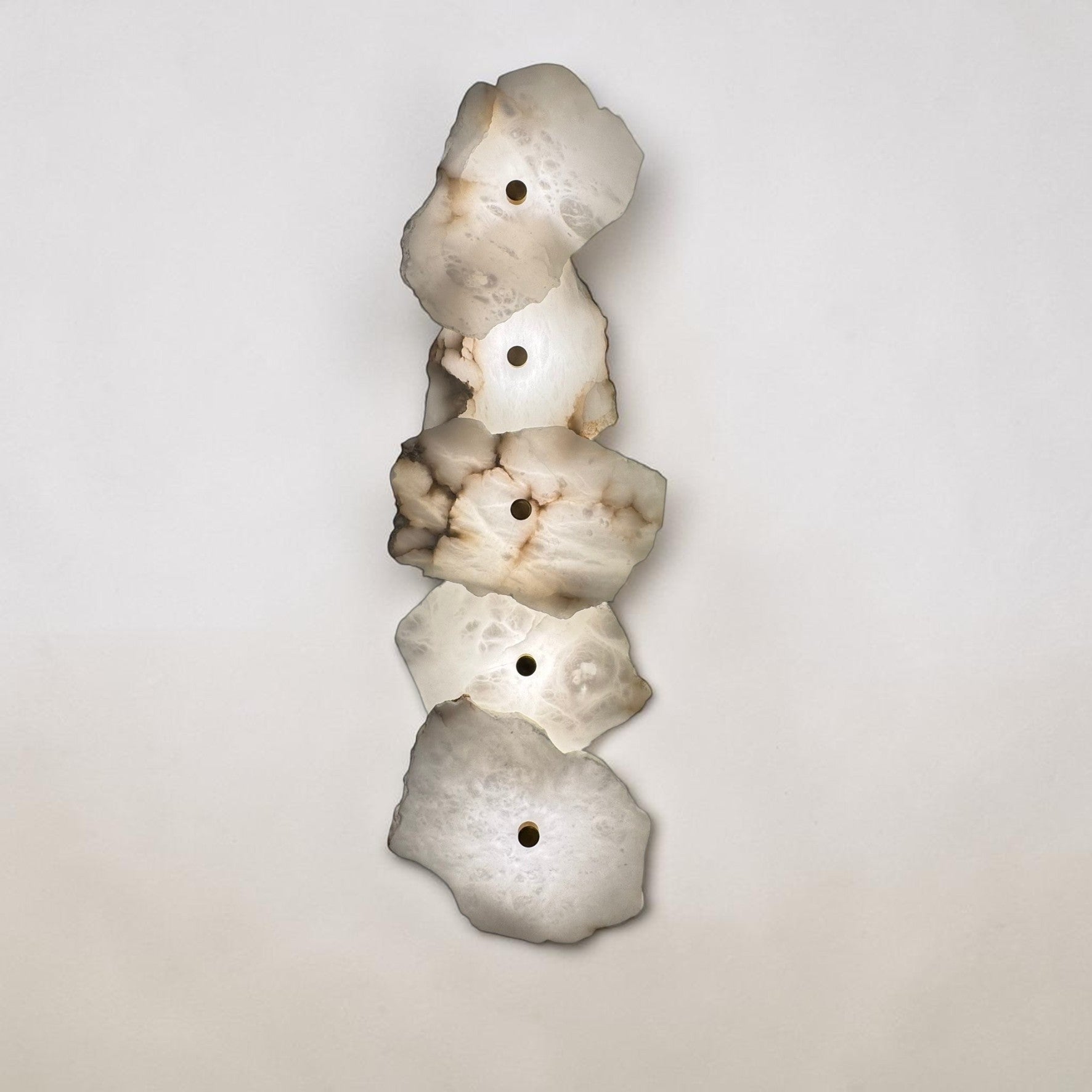 Wels Multi-lamp Organic Alabaster Wall Lamp