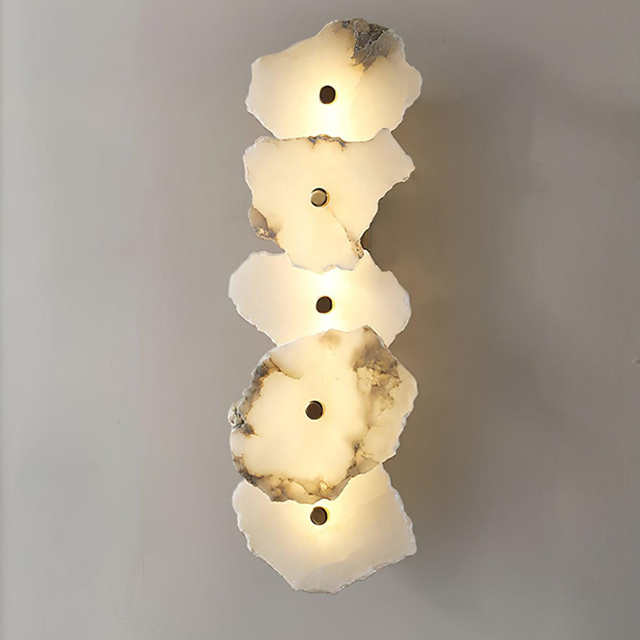 Wels Multi-lamp Organic Alabaster Wall Lamp