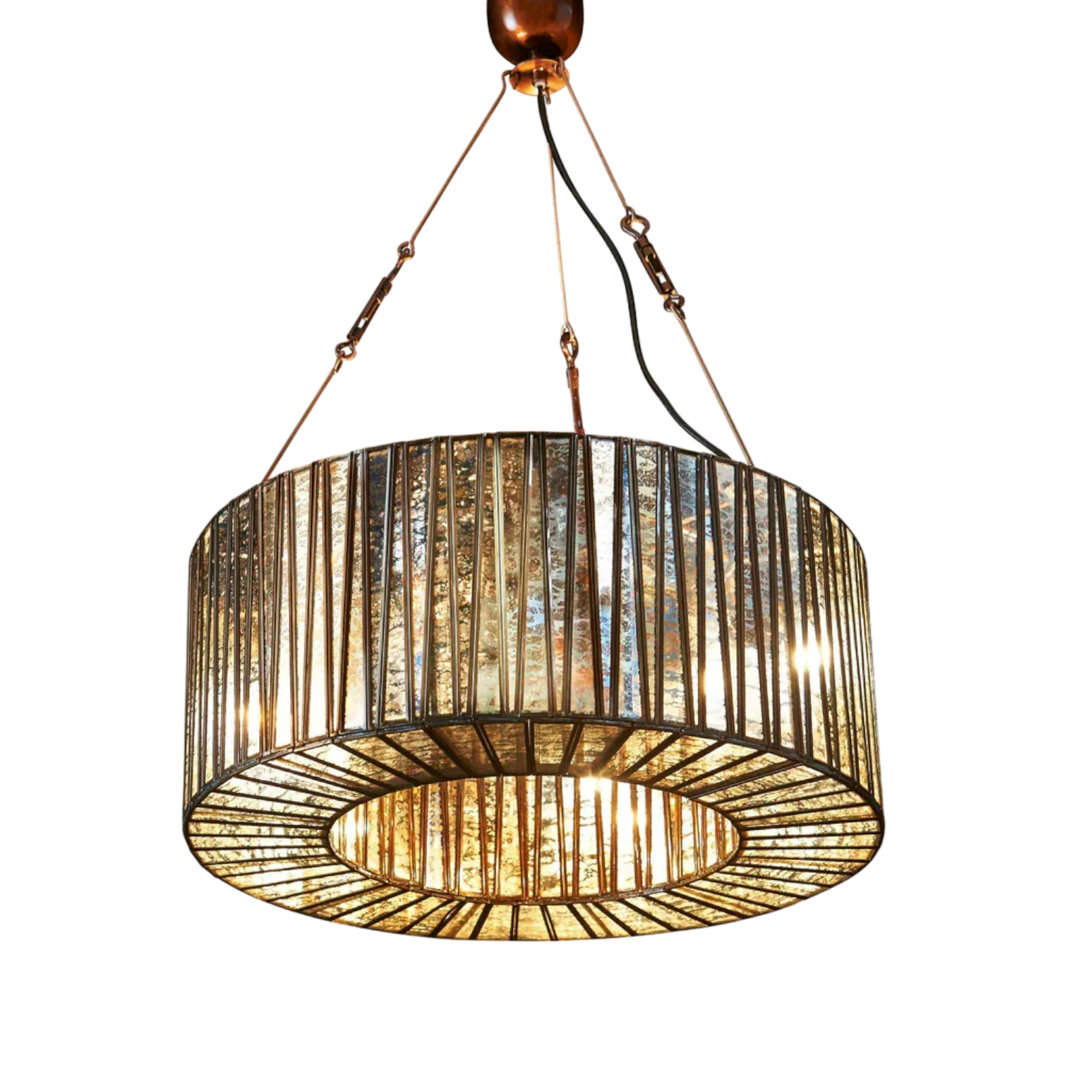 Whitney Ceiling Pendant Brass ELJE14358