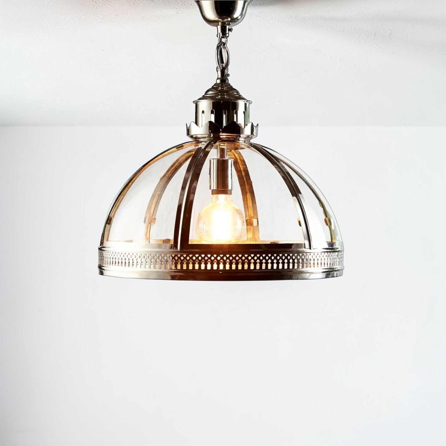 Winston Ceiling Pendant Shiny Nickel ELCITFR3790SH