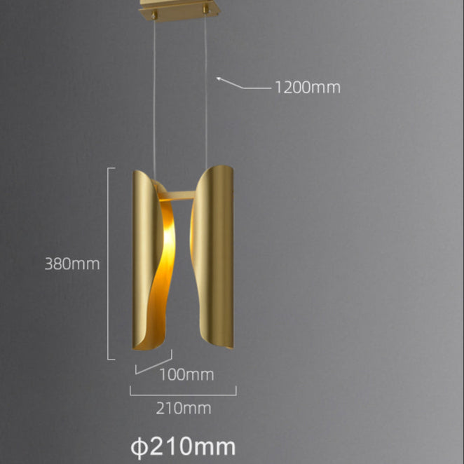 Xavia Twin Column Pendant