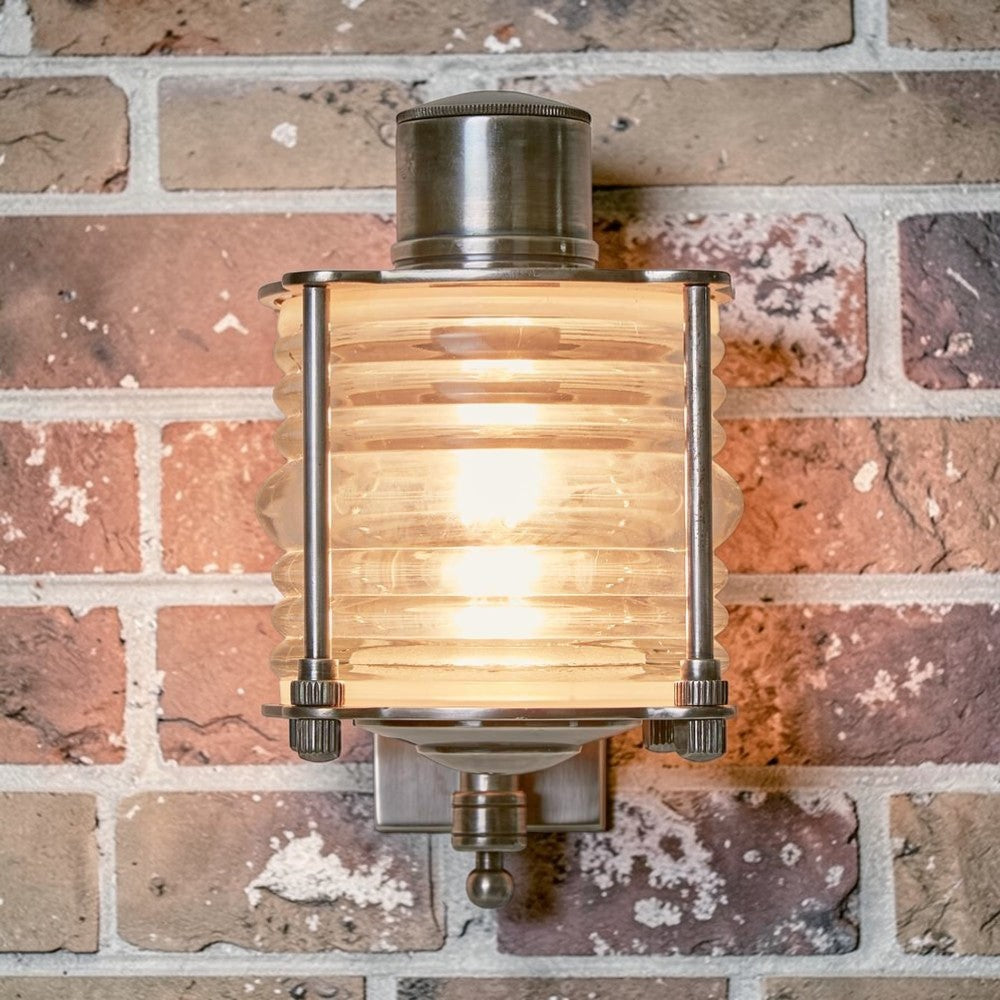 Yarra Outdoor Wall Light Antique Silver