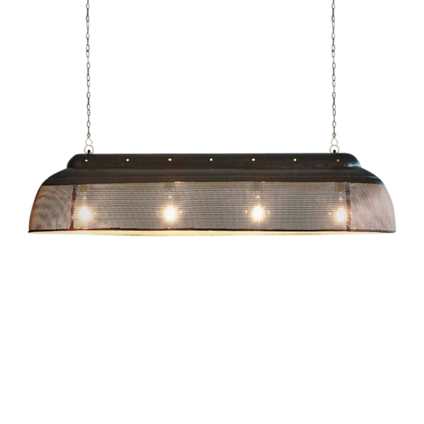 Riva Ceiling Pendant Extra Long (Matte Black with Gold Interior Finish ZAF10411) COPY