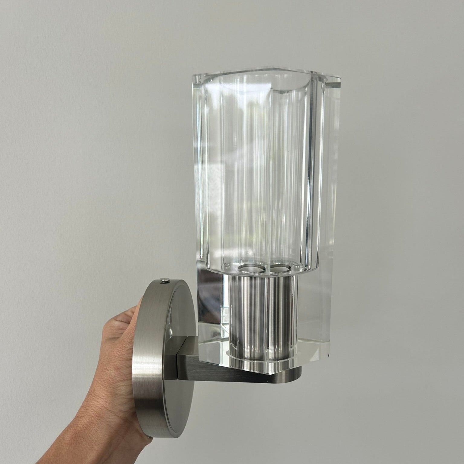 Zoey Clear Crystal Wall Lamp