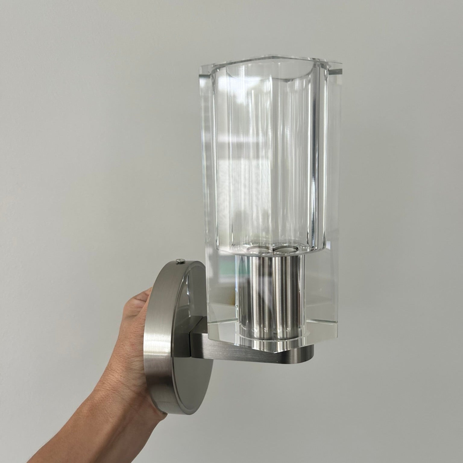 Zoey Clear Crystal Wall Lamp