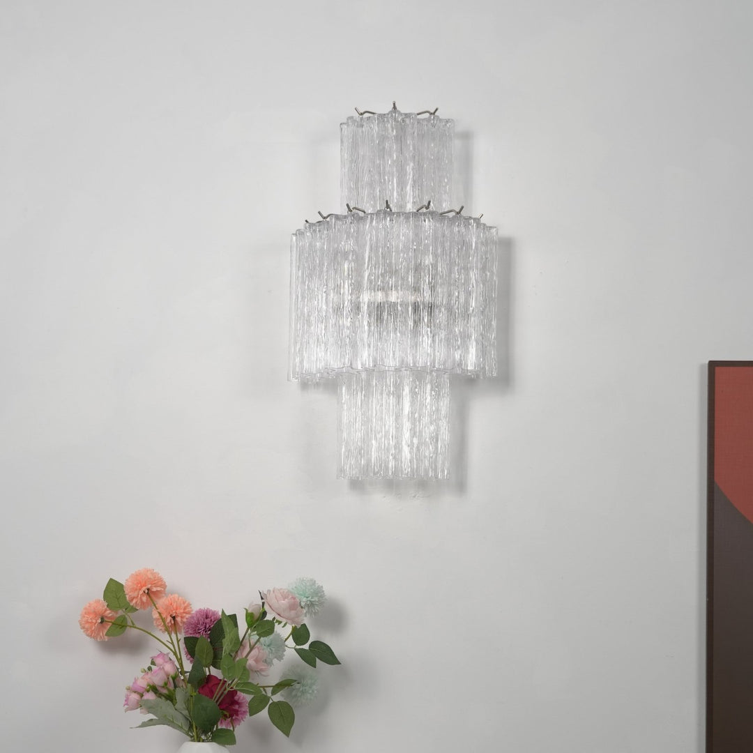 Angelica Murano Tier Glass Wall Light - Medium