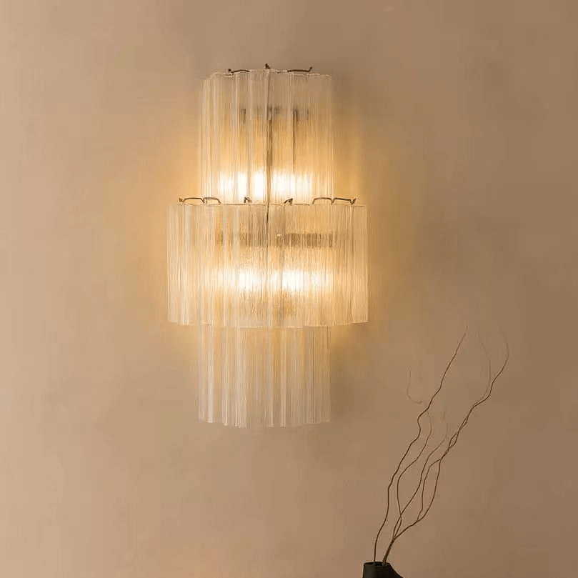 Angelica Murano Tier Glass Wall Light - Medium
